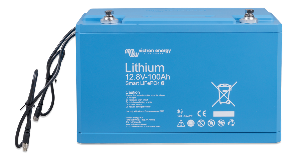 Victron Lithium Battery Smart 12.8V/100Ah — LiFePO4 Battery 12,8V 100Ah Smart
