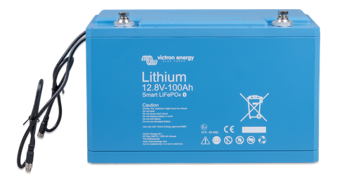 Victron Lithium Battery Smart 12.8V/100Ah — LiFePO4 Battery 12,8V 100Ah Smart